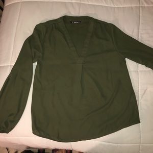Cute olive green blouse